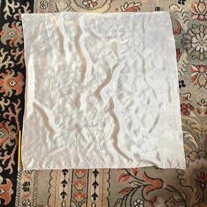 Light pink silk scarf